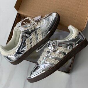Adidas Samba Wales Bonner Silver Sneakers